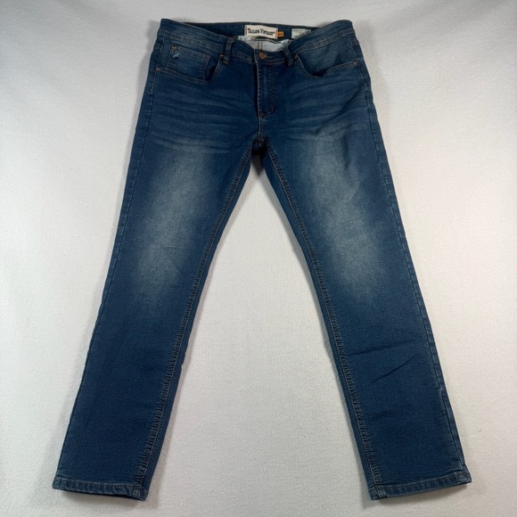 Tailor Vintage Other - Tailor Vintage Jeans Mens 38 Blue Canaan Slim Fit Straight Medium Wash Stretch